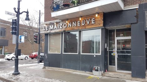 Photo de l'ancien resto Le Maizonneuve sur Sainte-Catherine.