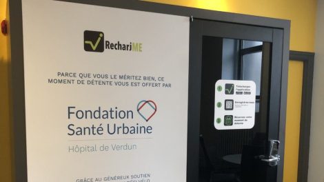 Une cabine de détente.