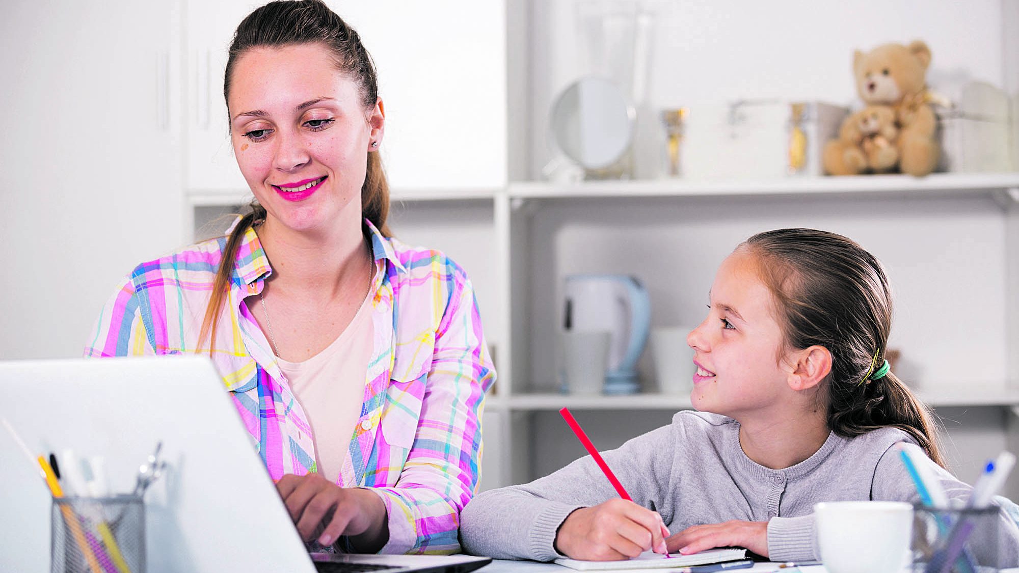 Cinq trucs pour concilier télétravail et télé-école