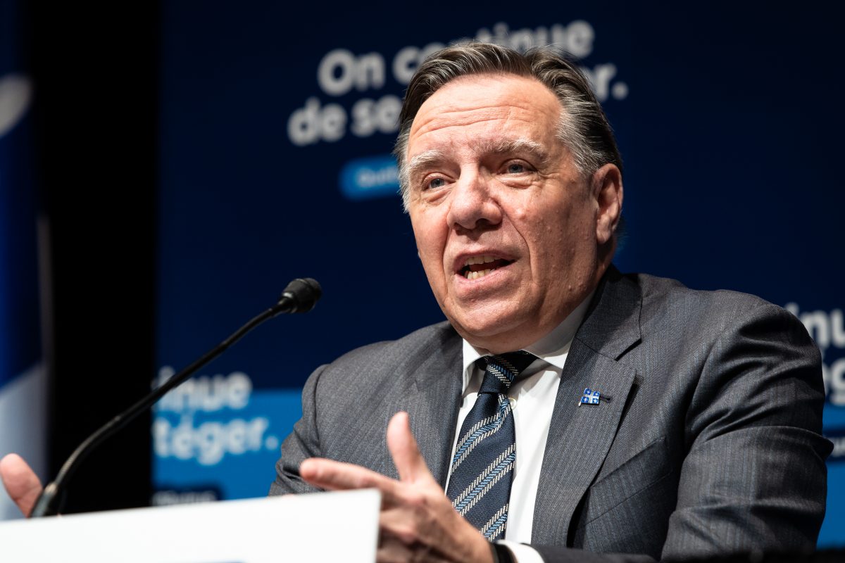 Le premier ministre du Québec, François Legault