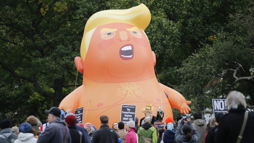 Le «bébé Trump» entre au musée à Londres