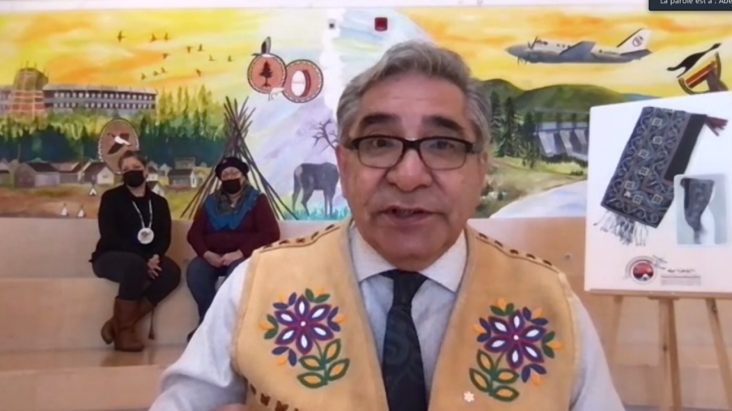 Le chef du Grand conseil des Cris, Abel Bosum