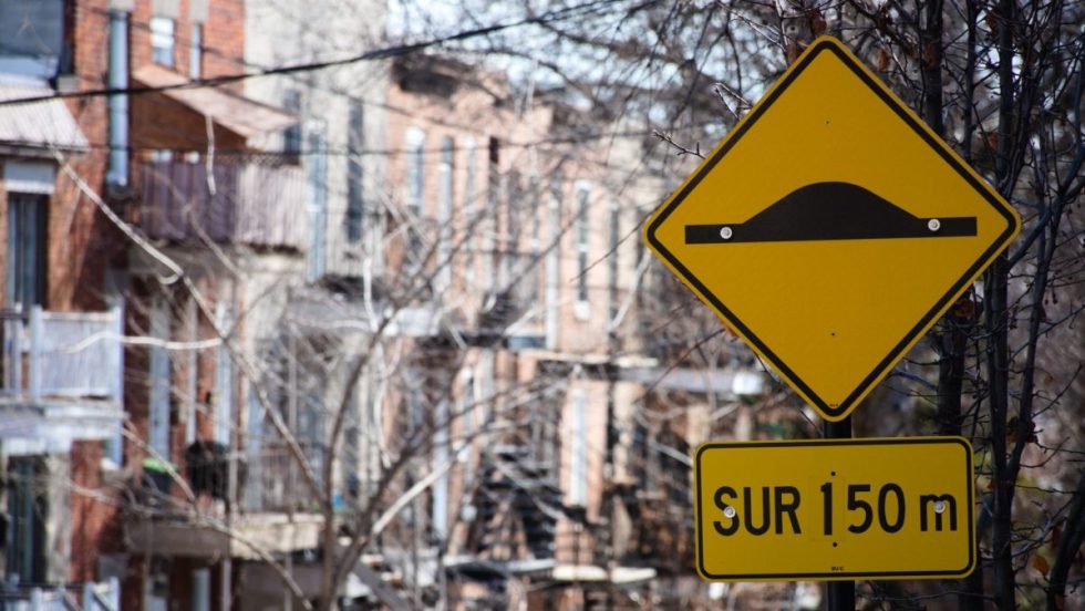 Dos d'âne circulation sécurité