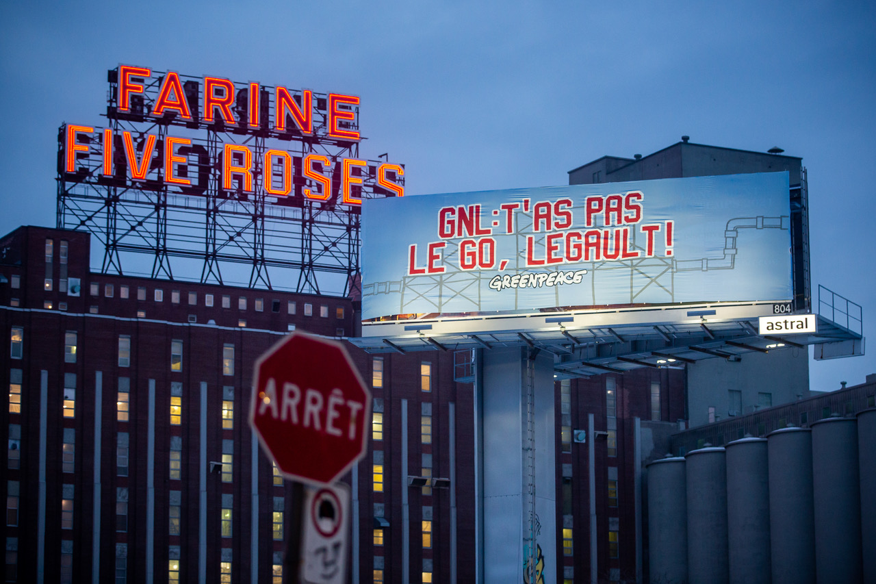 Greenpeace GNL Québec