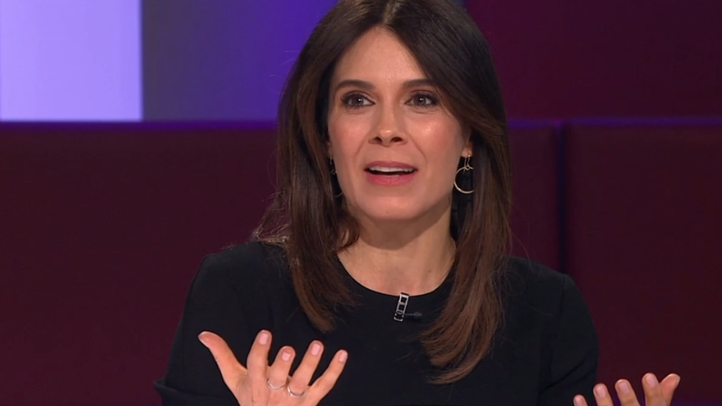 Julie Perreault présente la série Je voudrais qu'on m'efface dans laquelle elle joue