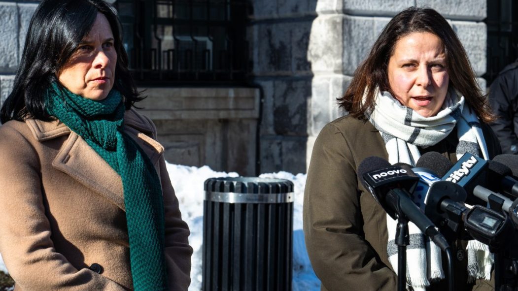 Valérie Plante et Caroline Bourgeois