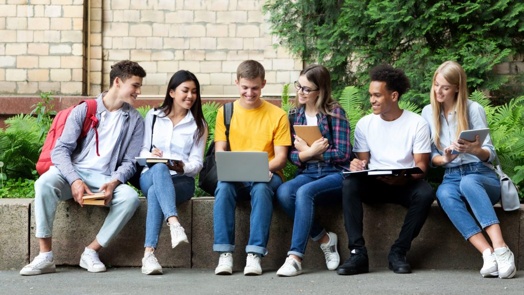 des étudiants