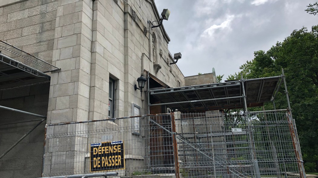 École Sophie-Barat en travaux