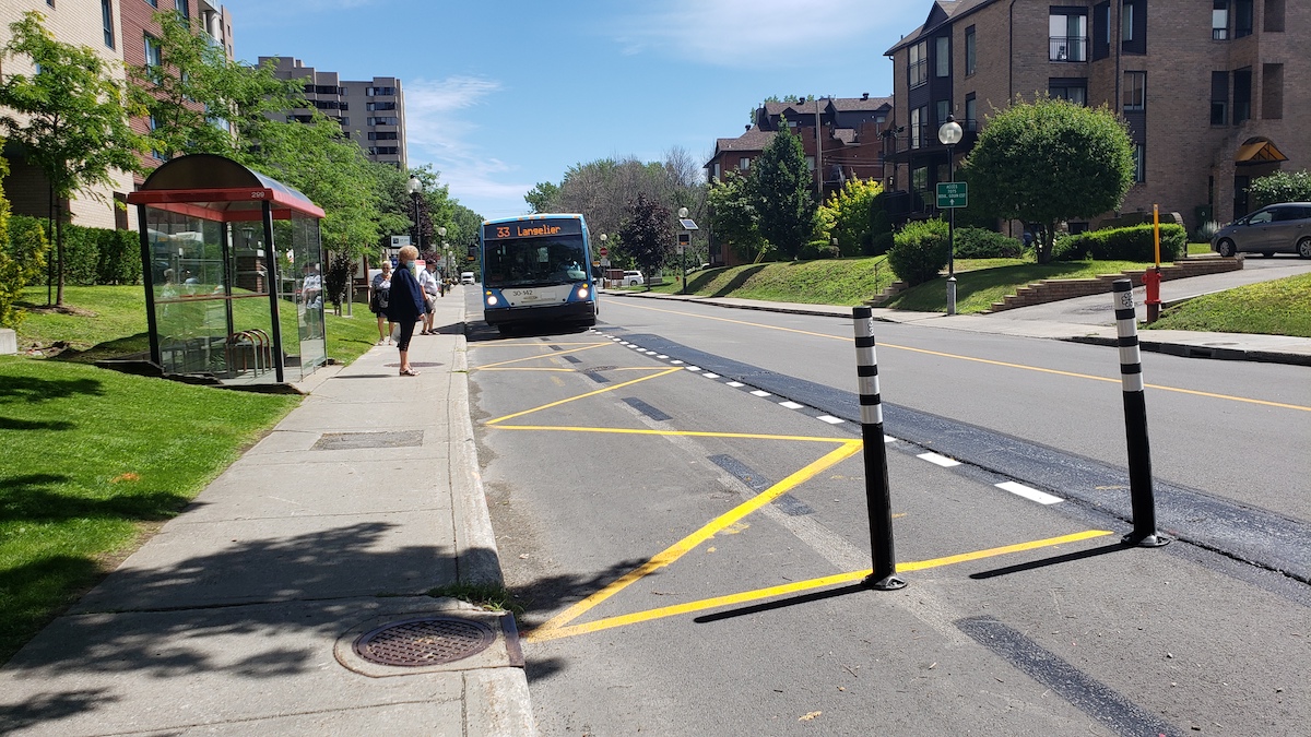 Autobus et cyclistes