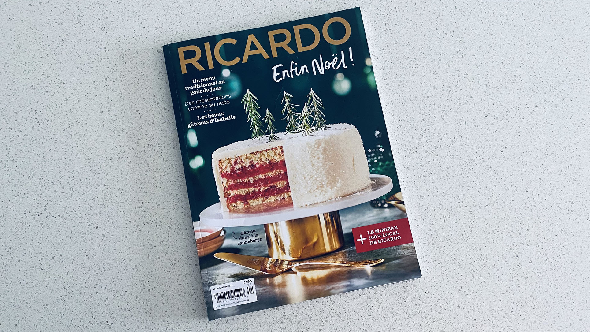 Un exemplaire du magazine Ricardo, qui deviendra la propriété de Sobeys/IGA