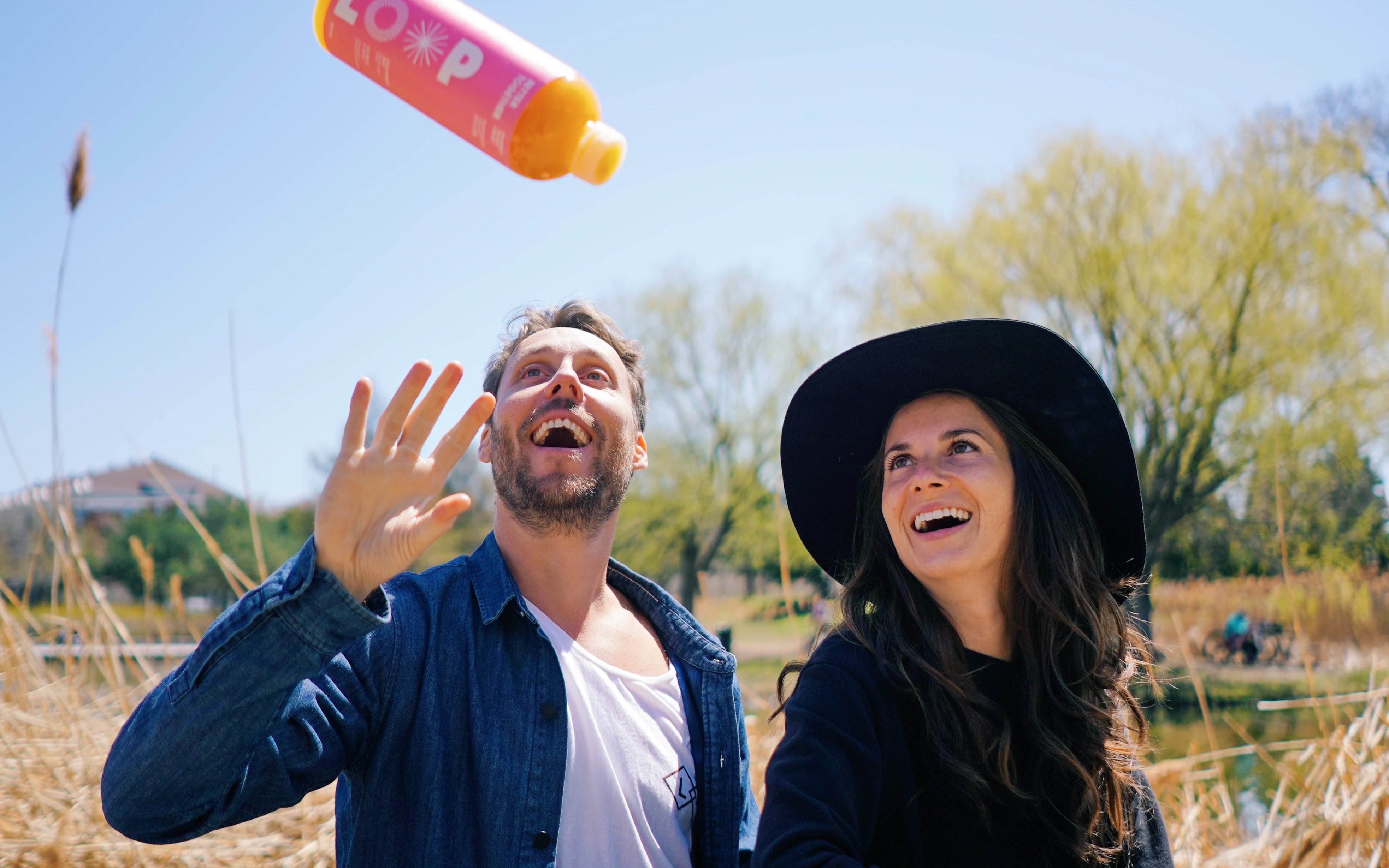 David Côté et Julie Poitras-Saulnier, fondateurs de Loop Mission