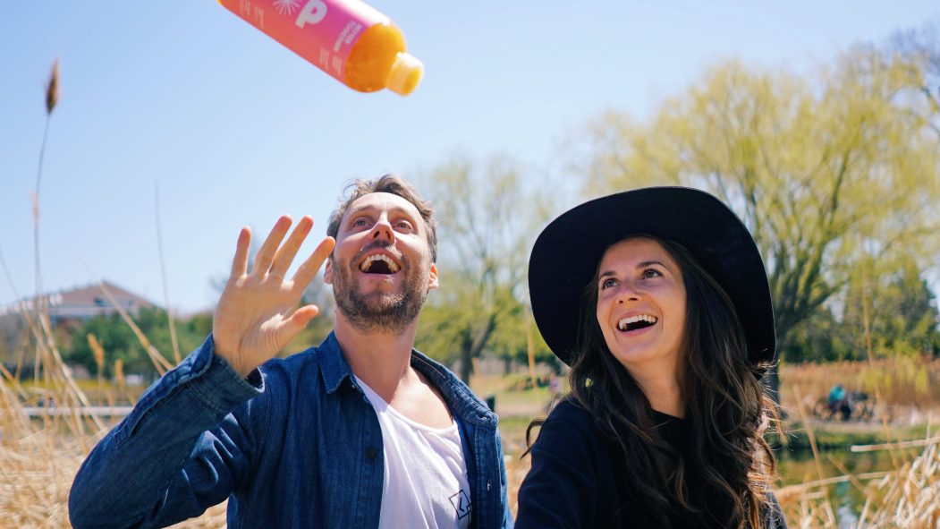 David Côté et Julie Poitras-Saulnier, fondateurs de Loop Mission