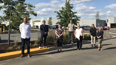 Inauguration mini-foret place bourassa