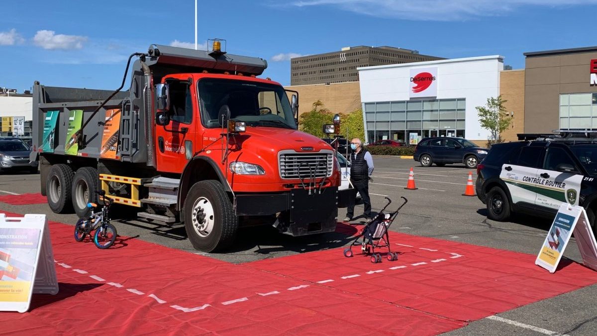 Angle mort camion lourd