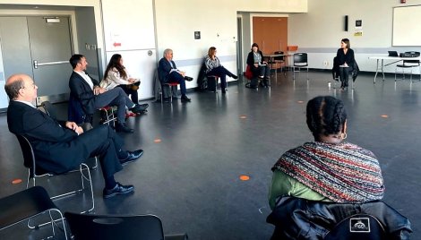 Photo de la rencontre avec Mme Guilbault