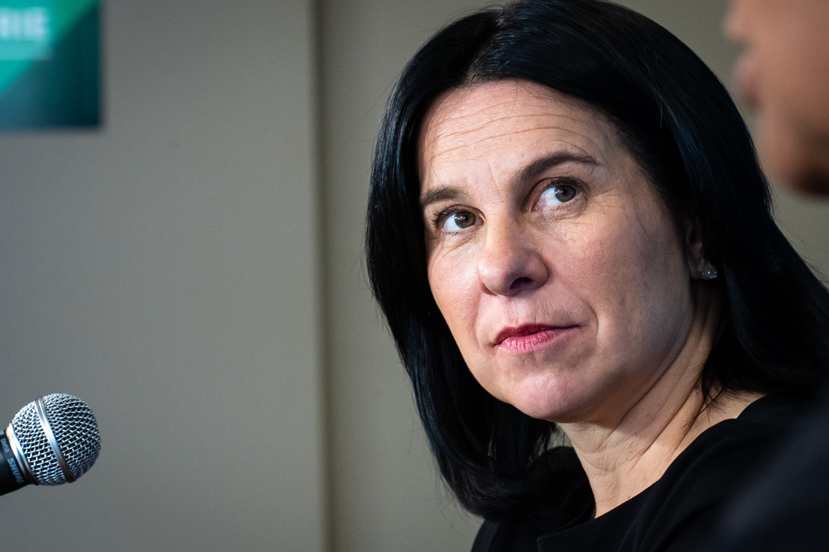 La cheffe de Projet Montréal, Valérie Plante.