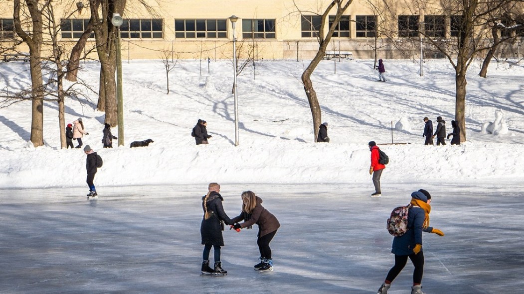 Patinage au parc La Fontaine