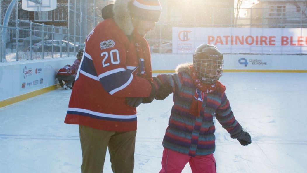 Patinoire Bleu Blanc Bouge