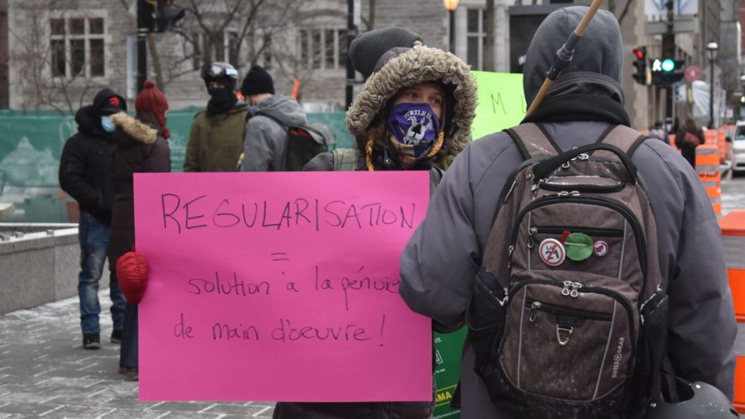 Manifestation sans papiers