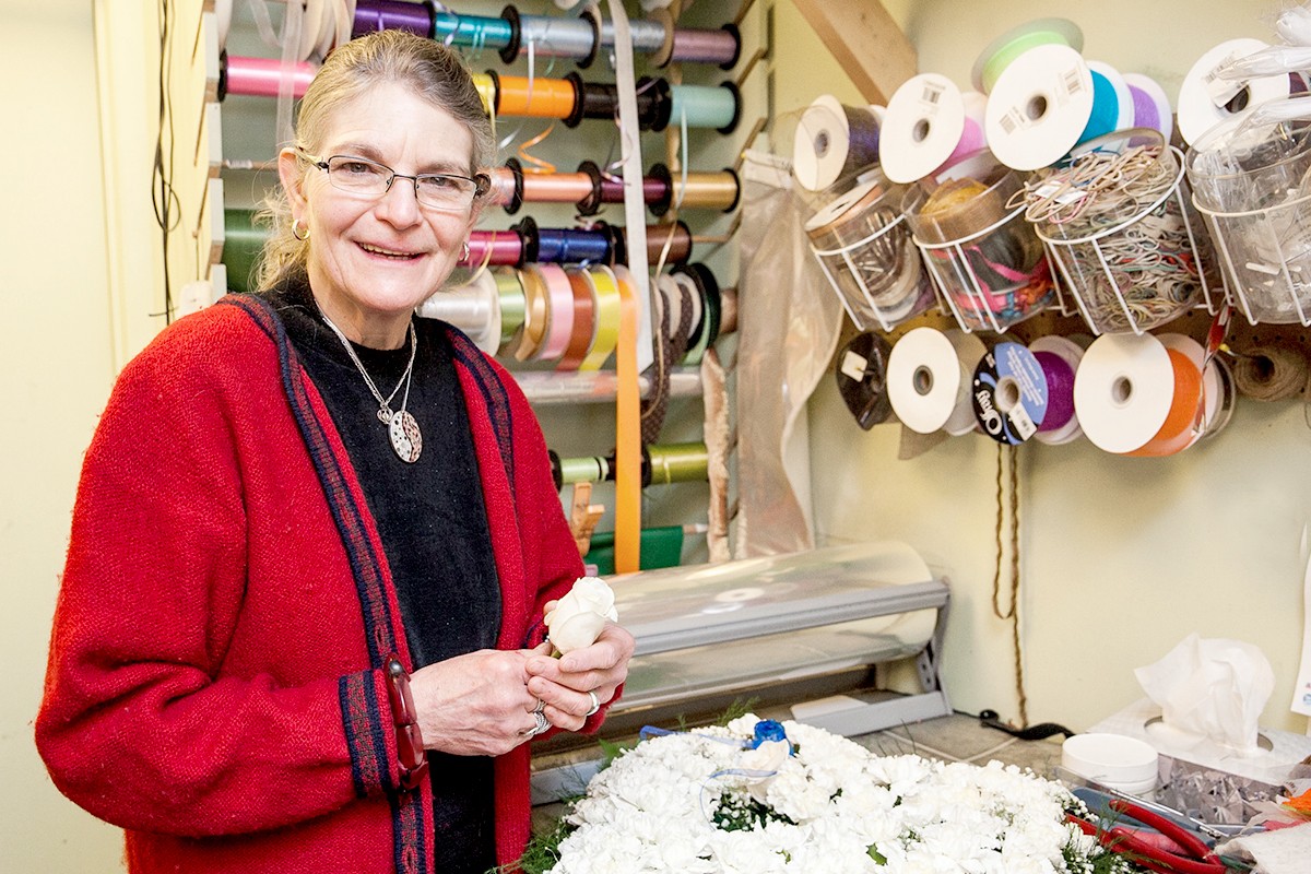France Ouellet est fleuriste depuis 15 ans.