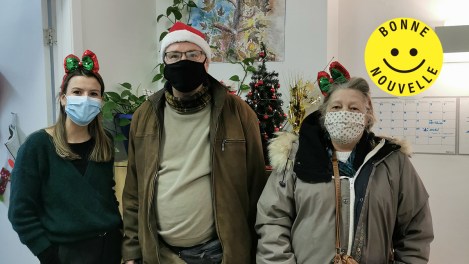 Malgré la pandémie, Claude Fortin n'a pas cessé de faire du bénévolat.