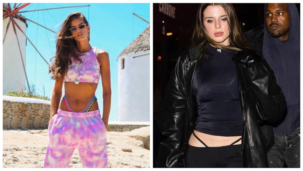 Le mannequin Izabel Goulart et l'actrice Julia Fox (la nouvelle petite-amie de Kanye West) portent fièrement le string à l'air.