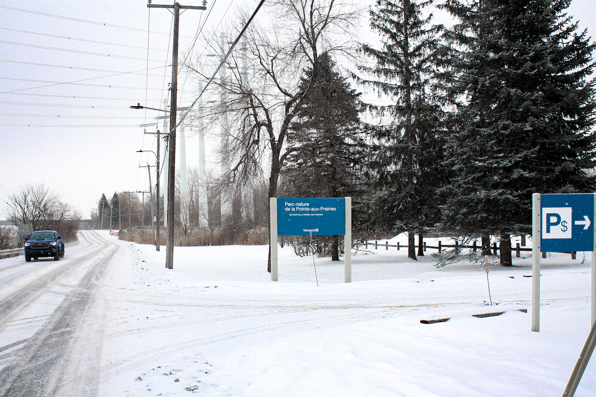 parc nature Pointe-aux-Prairies hiver