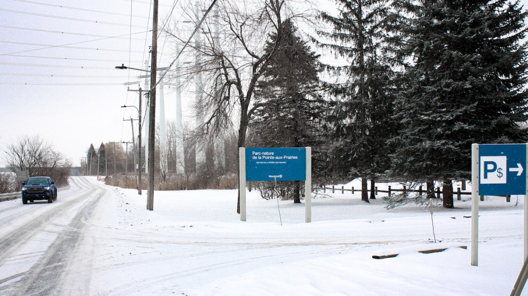 parc nature Pointe-aux-Prairies hiver