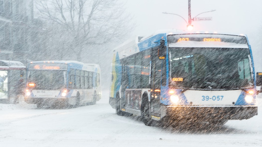 Il faisait froid comme au mois janvier en début de semaine à Montréal