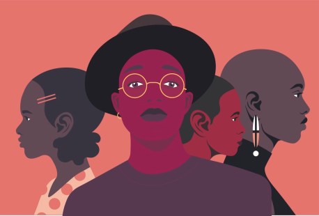 Illustration montrant des visages de la communauté noire.