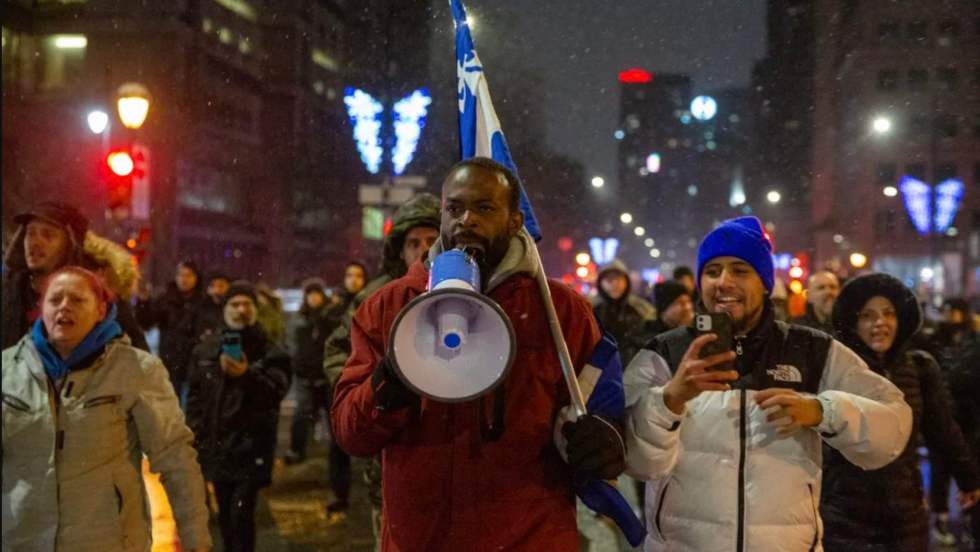 Manifestation couvre-feu Montréal
