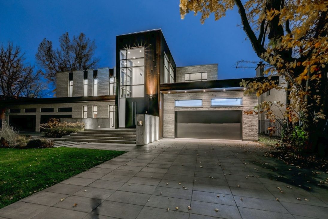 Une maison de luxe à Ahuntsic-Cartierville.