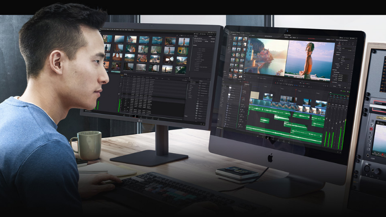 logiciel montage davinci espace édition coupe