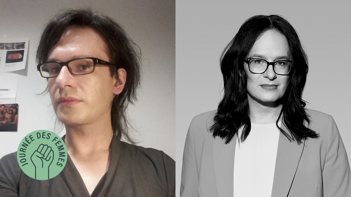 Chris Bergeron en 2012 (à gauche) et Chris Bergeron en 2022 (à droite).