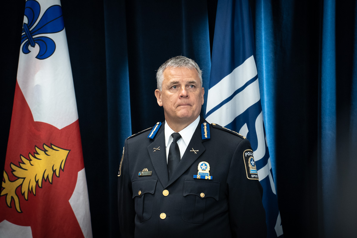 Sylvain Caron, ancien chef du SPVM.