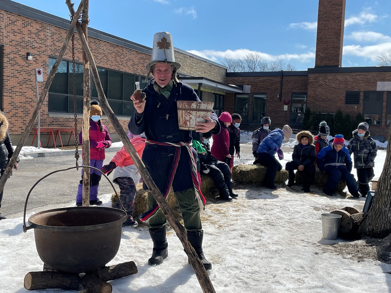 Le fondateur de l'Érablière urbaine, Mario Bonenfant