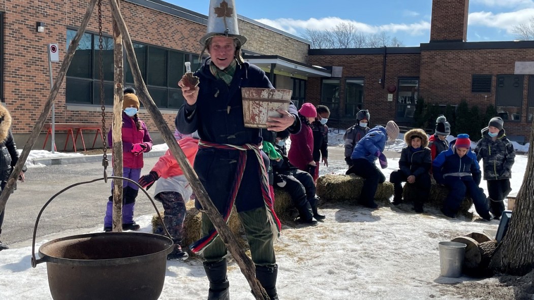 Le fondateur de l'Érablière urbaine, Mario Bonenfant