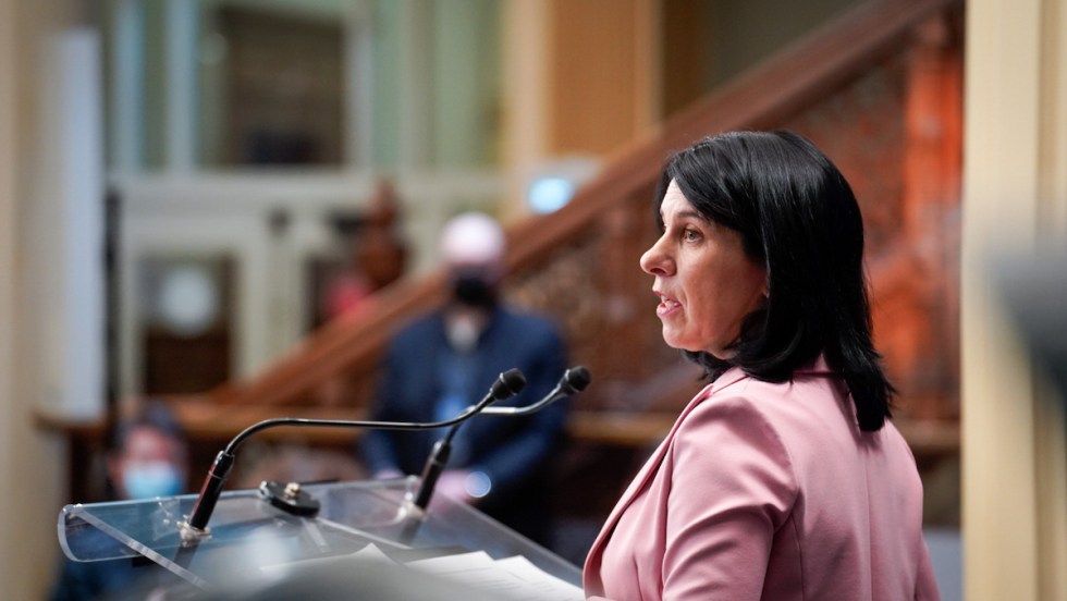 La mairesse de Montréal, Valérie Plante - 14 mars 2022