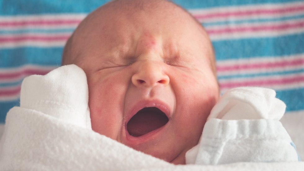 Un bébé fatigué