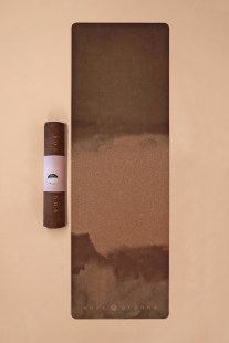 Tapis de yoga en liège Rose Buddha