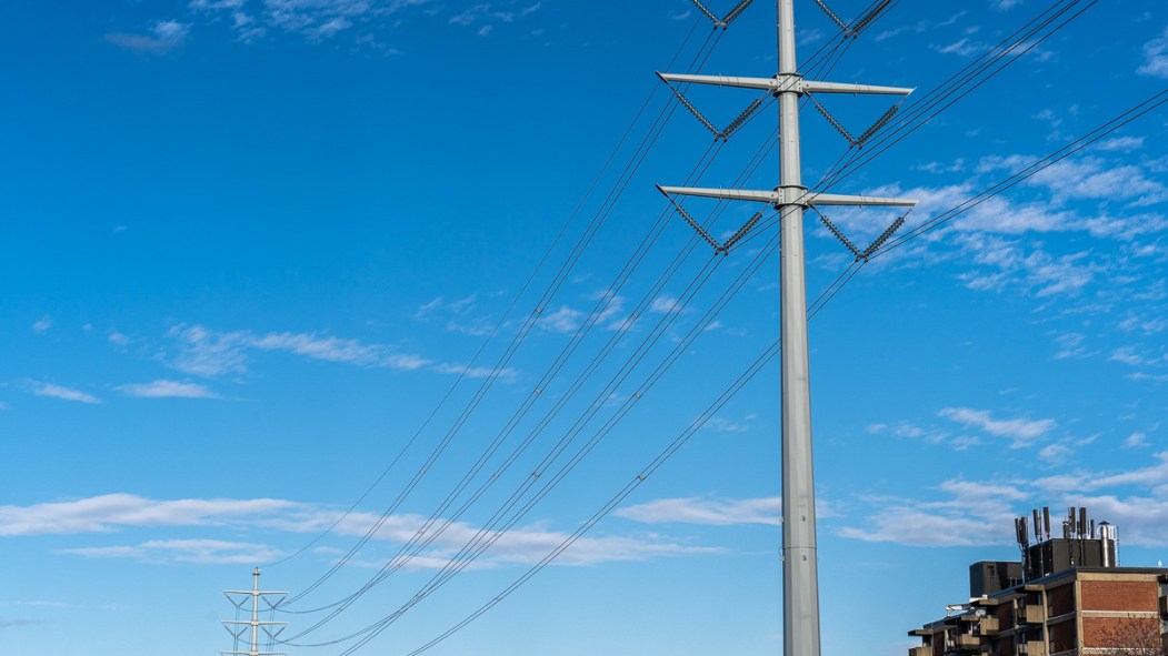 Des pylones électriques