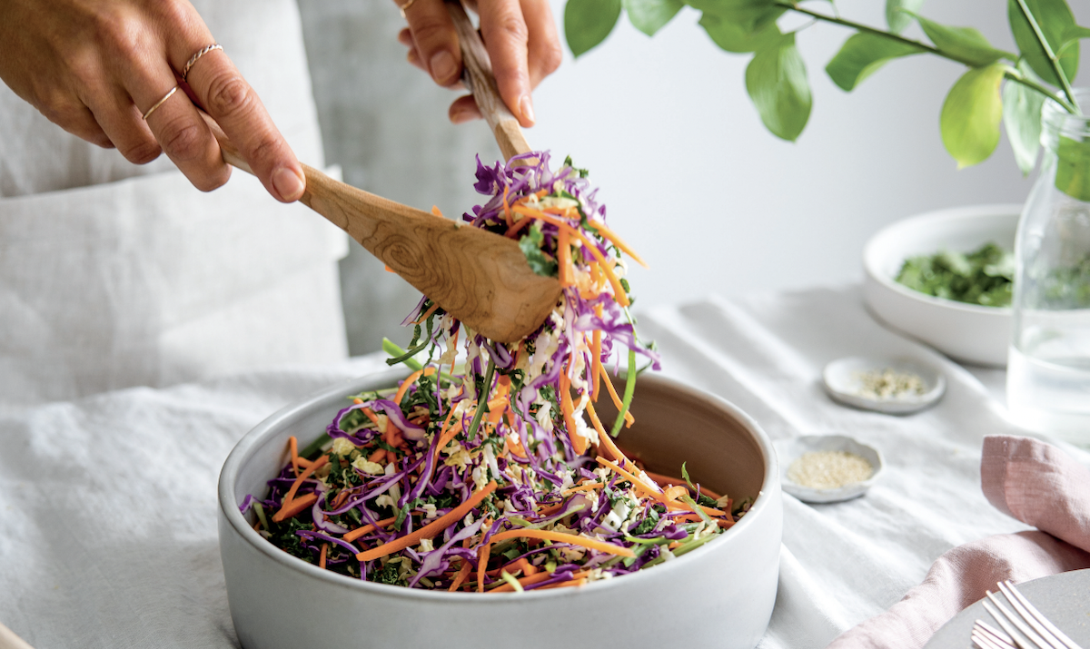 Salade de chou aux arachides de Geneviève Plante