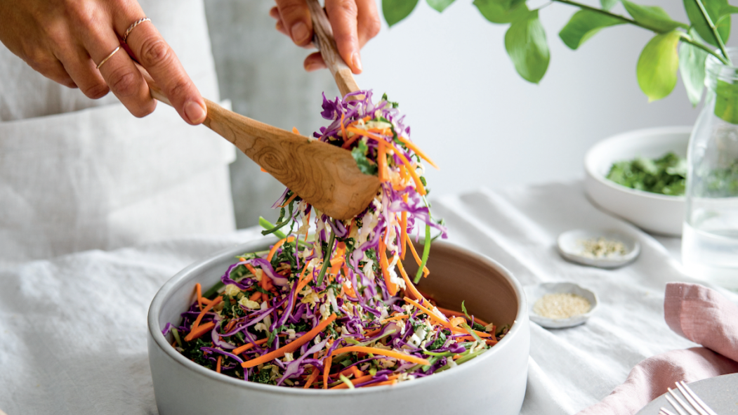 Salade de chou aux arachides de Geneviève Plante