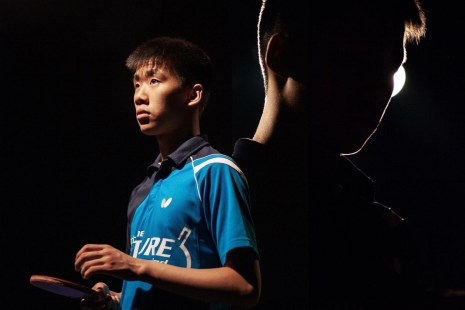 Le joueur de tennis de table Edward Ly