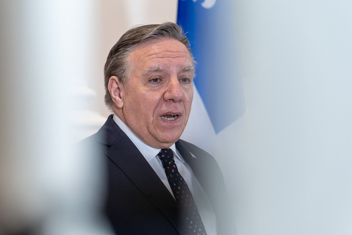 le premier ministre et chef de la CAQ, François Legault