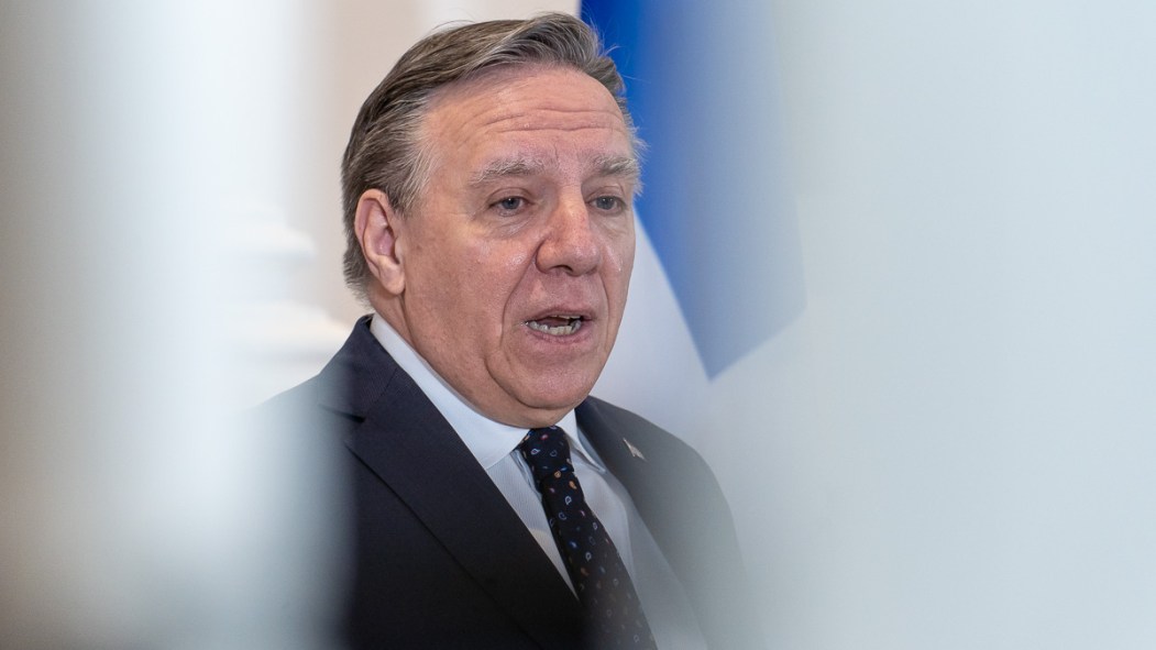 le premier ministre et chef de la CAQ, François Legault