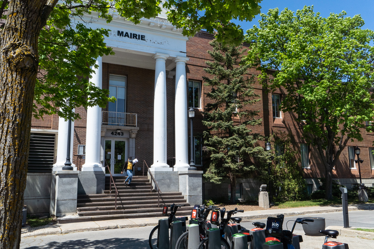 La mairie de Montréal-Nord.