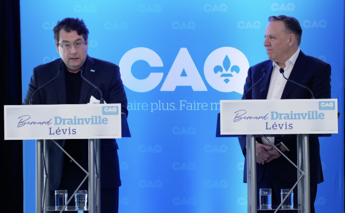 Bernard Drainville et François Legault.