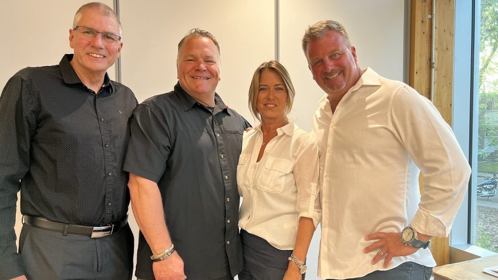 Carl Tremblay, Pierre Allard, Nancy Wiseman et Yan Léveillé.