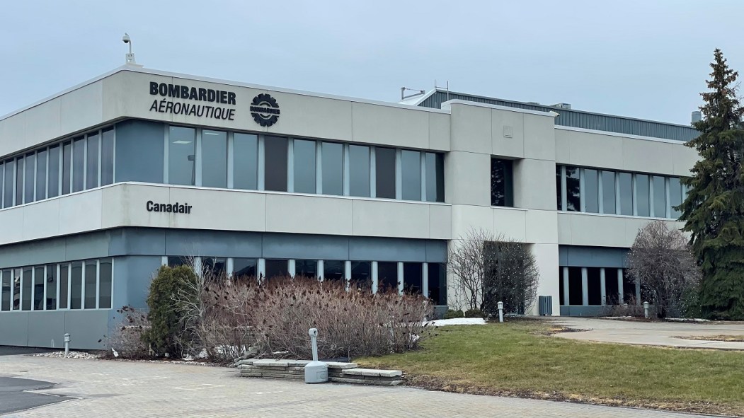 Les locaux de Bombardier aviation à Saint-Laurent